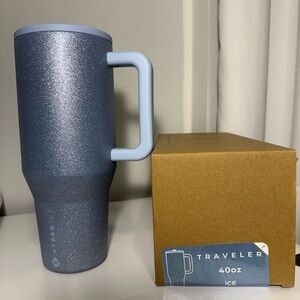 HydroJug Traveler 40oz Ice Blue Thermos